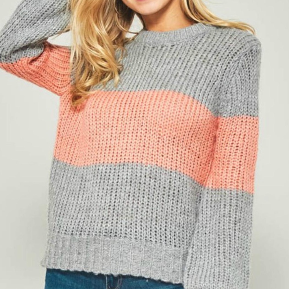 Boutique knit sweater small